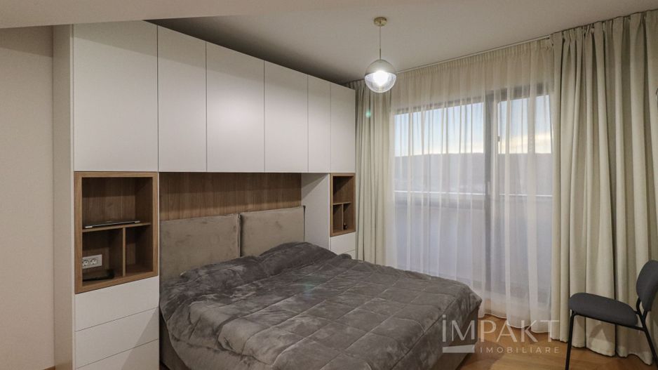 Apartament cu 2 camere ultrafinisat, cu un view deosebit, situat in ansamblul Wings! - Poză 11