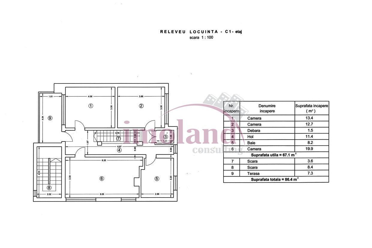 Imobil office | locuinta - Piata Floreasca-Parcul Cinema Floreasca - Schiță 45