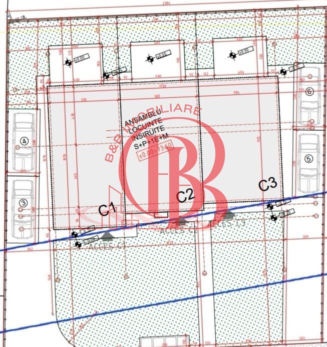 Vilă Triplex 4 Cam Arhitectură Modernă- Grădină Individuală -Panouri solare - Schiță 12