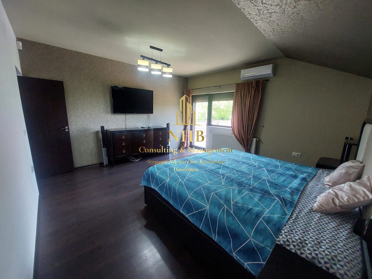 Vila de inchiriat 5 camere cu piscina -P+1- 208 mp Tunari- Pipera - Poză 45