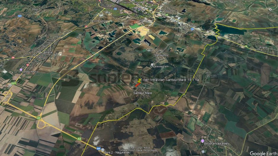 Sapient | Teren intravilan UAT Borș, Loc. Santaul Mare 19.100 mp - Poză 4