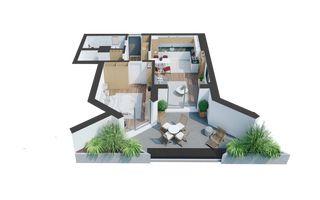 Apartament cu 2  camere-Design avangardist și confort contemporan - Poză 10