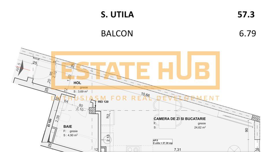 Apartament 3 camere FINISAT | Ploiesti 44 | 0% Comision - Poză 2