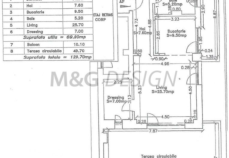 Apartament  2 camere Aradului bloc nou - penthouse - Poză 8