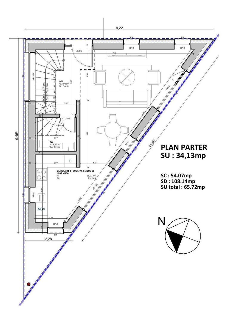 Teren Intravilan 533 mp, Brașov – Bartolomeu, acces stradă asfaltată - Schiță 20