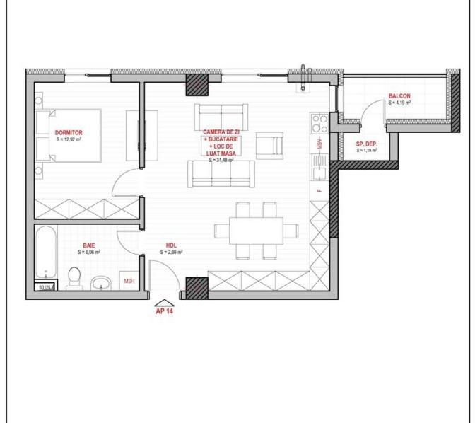 Apartament 2 camere+parcare subterana, zona Telgerafului. - Poză 2