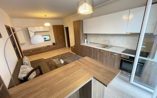 2 camere, semidecomandat, mobilat modern, bloc nou, balcon, Centru - Poză 13