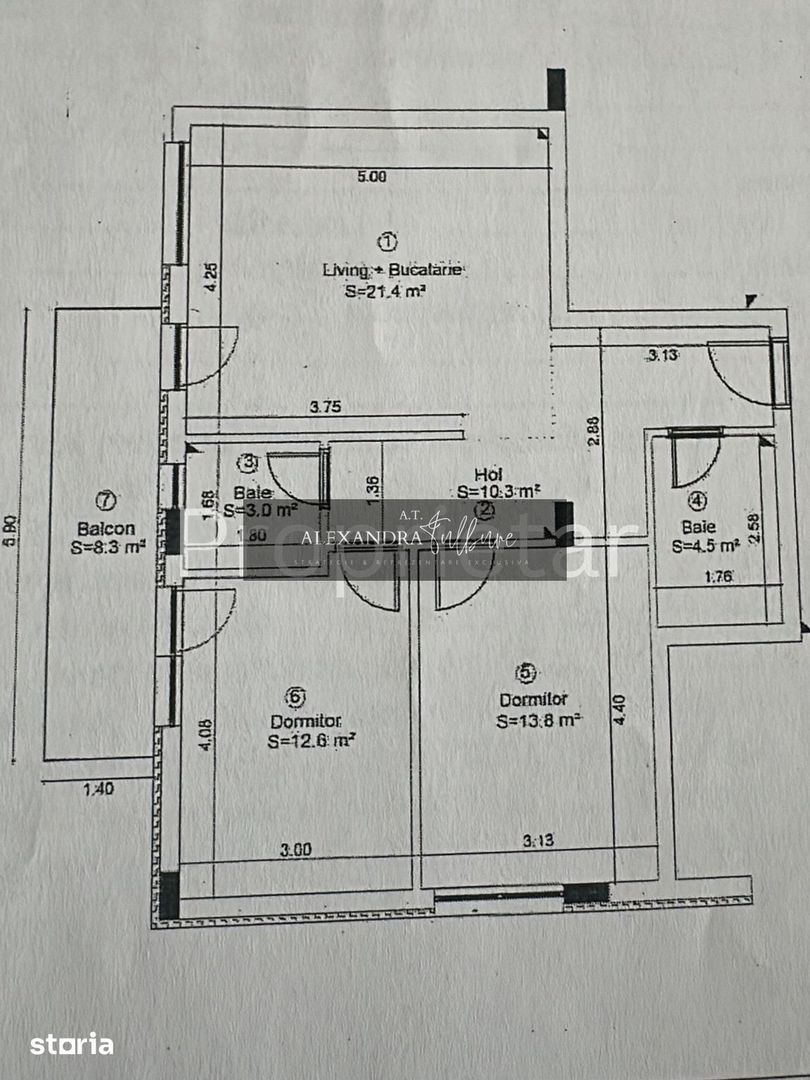 Apartament de vanzare 3 camere, 66 mp, 2 bai, balcon, 2 parcari - Poză 18