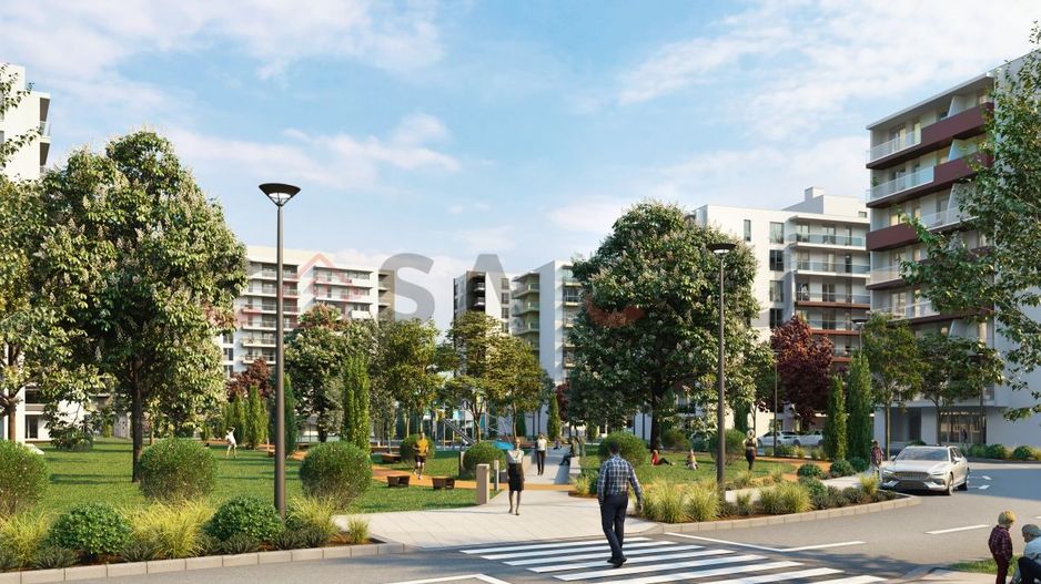 Apartament 2 Camere, 54mp + Balcon 13mp, Semifinisat - Poză 5