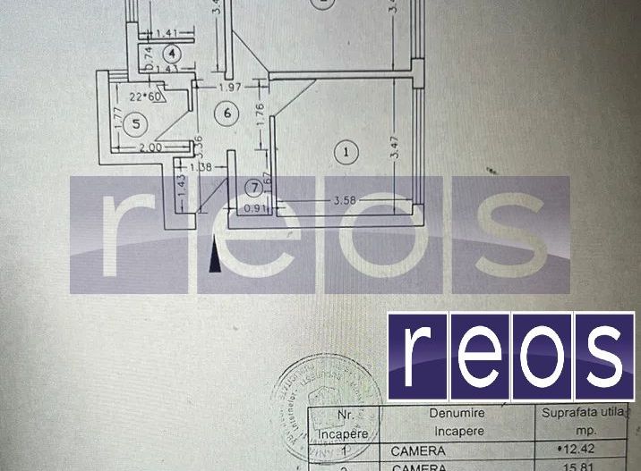 APARTAMENT 2 CAMERE DE VÂNZARE – DRUMUL TABEREI – METROU APROAPE - Schiță 8