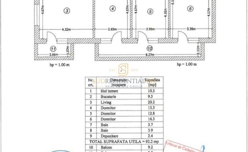 Apartament 4 camere decomandat | 92,2 mp utili, Loc parcare inclus - Poză 25
