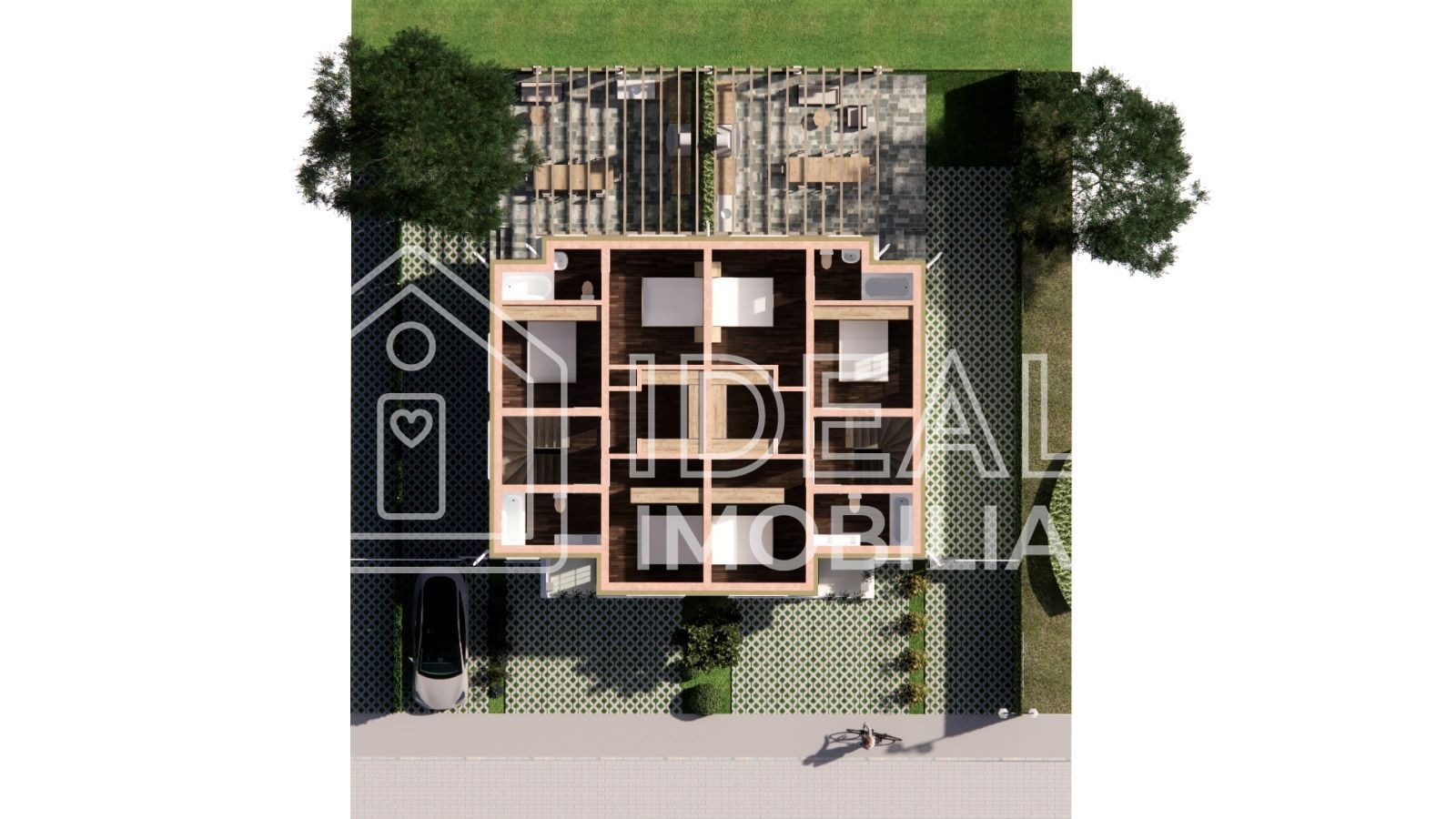 Duplex elegant cu 4 camere, curte și loc de parcare – design modern, Șura Mică - Poză 5