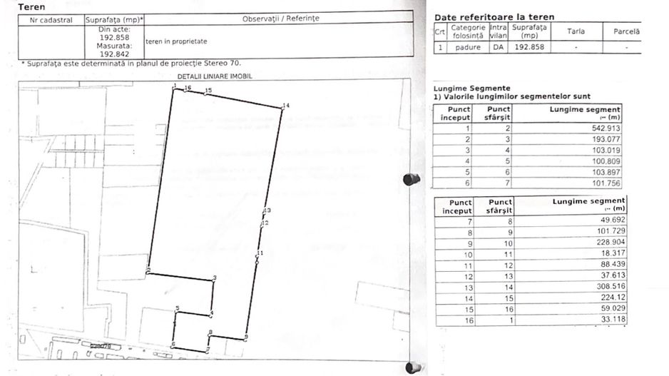 192842 mp teren in Padurea Baneasa proiect exclusivist - Poză 6