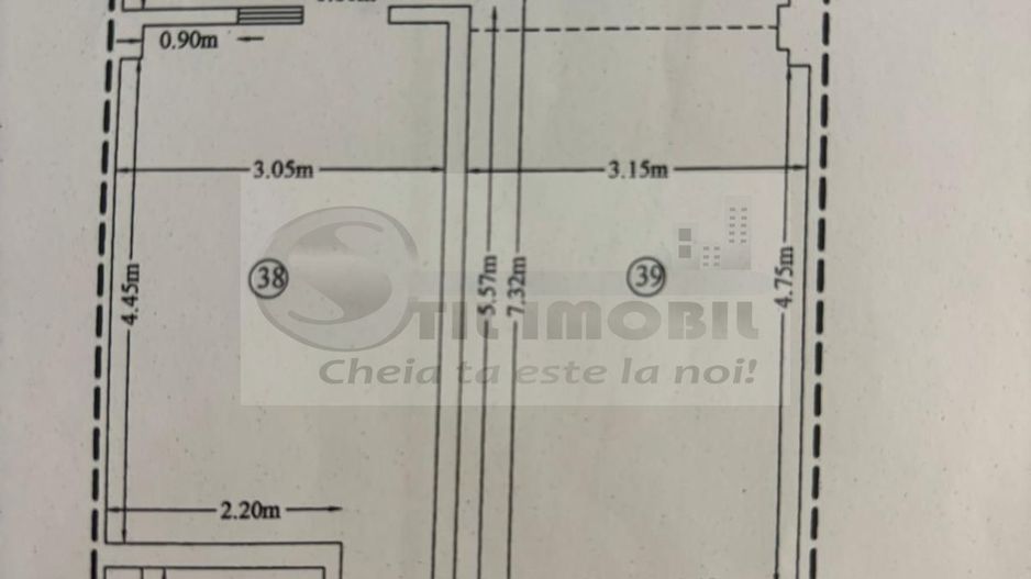 Ap. 2 camere – Tătărași, Stația 2 Băieți – bloc nou, mobilat complet - Schiță 8