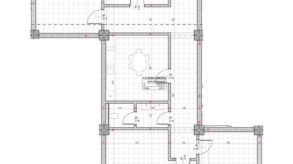 Spatiu comercial 125 mp, la cheie, parter, zona CARTIER; - Poză 3