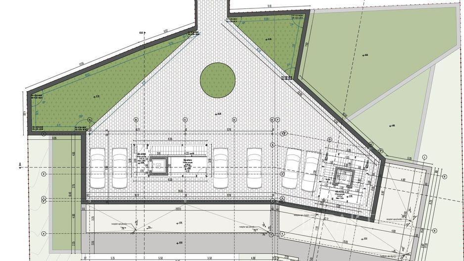 Teren 2000 m² cu AC pentru 2 vile individuale Buna Ziua~Proiect Unic - Schiță 6