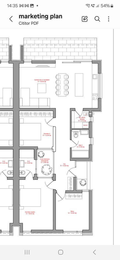 Duplex parter cu 4 camere - Poză 24