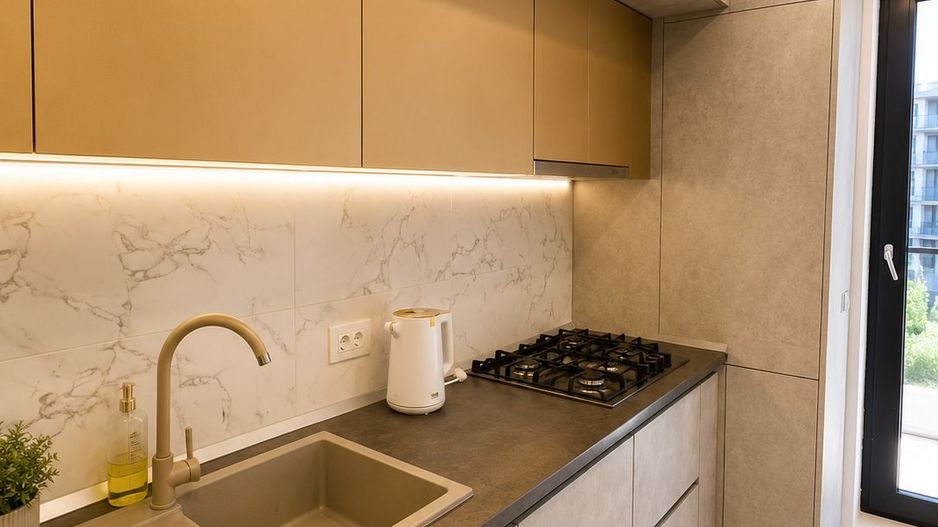 2 camere mobilat modern | Tomis Nord - Zen Residence | garaj, boxă - Poză 10