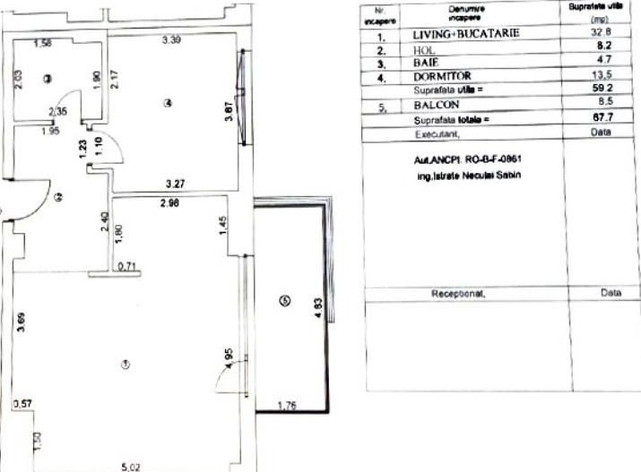 Apartament 2 camere Pipera | Loc de parcare inclus - Schiță 11