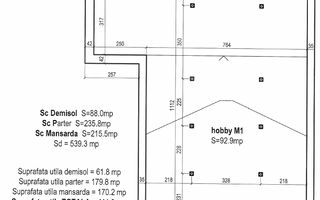 COMISION 0%. Casa individuala in centrul Dumbravitei. Oportunitate imobiliara - Schiță 33