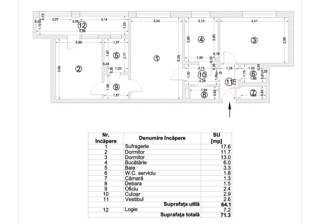 Vand apartament 3 camere - parc IOR - Poză 4