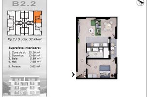 Vânzare apartamente moderne 52 mp în zona Torontalului !!! COMISON 0 - Poză 14