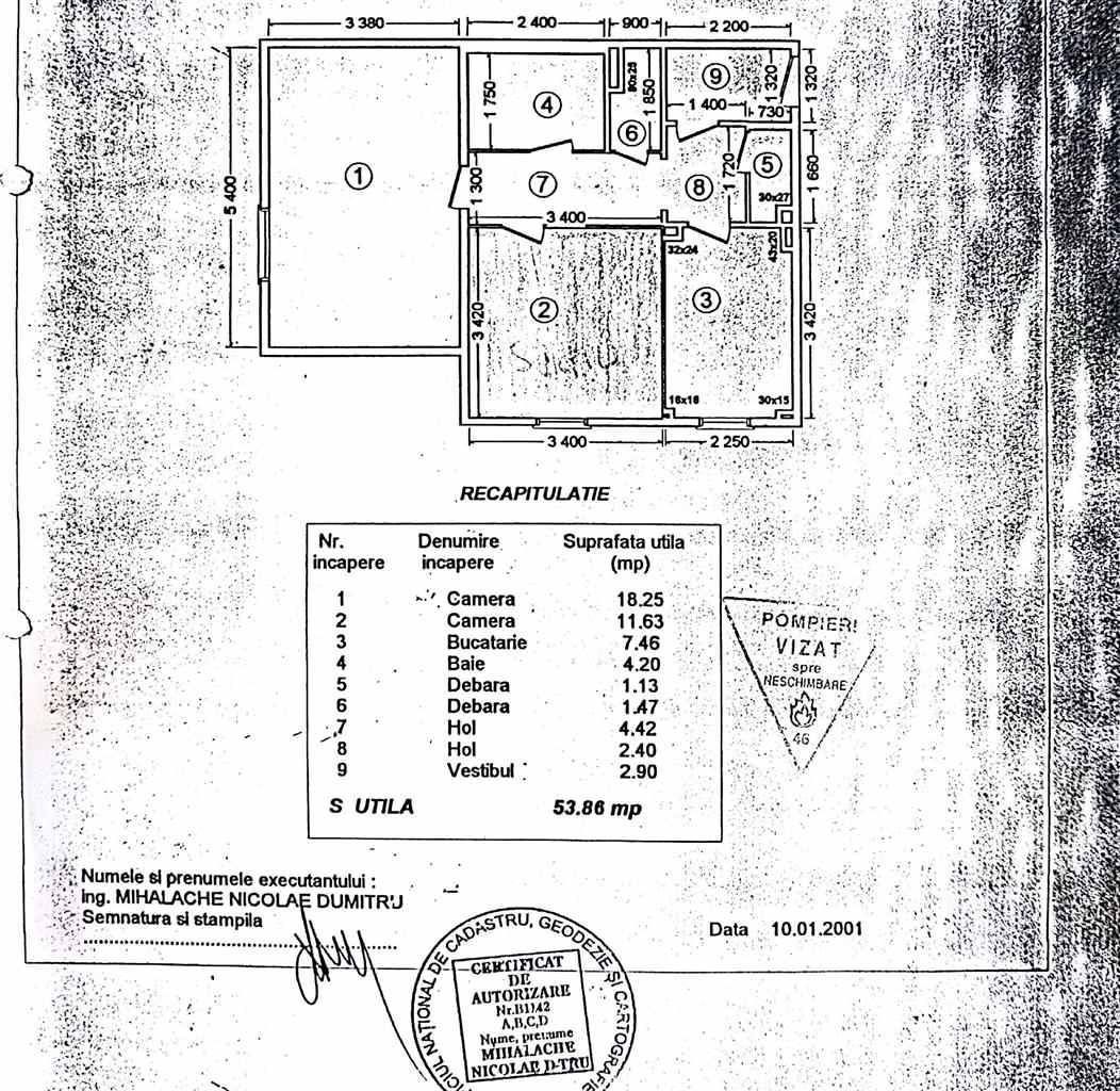 Apartament 2 camere Lacul Tei Teiul Doamnei - Schiță 19