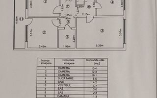 Apartament 3 camere 1 Decembrie 1918 - Poză 9