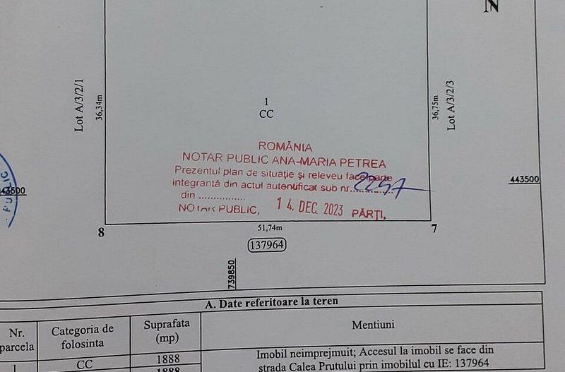 Teren de inchiriat - 2027  mp  - str Macului/Calea Prutului, Galati - Poză 2