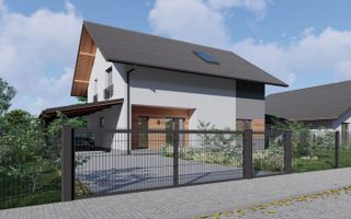 Casa individuala 120mp utili cu teren 500mp, Carport- Sura Mica - Poză 7