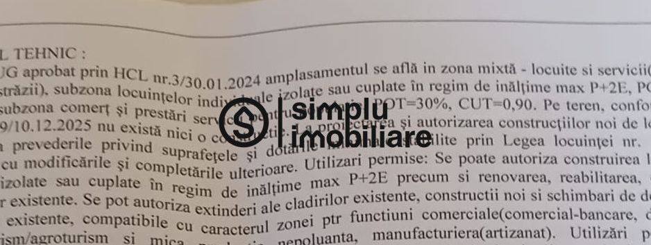 Teren Intravilan intrare Bals langa Lukoil - Poză 2