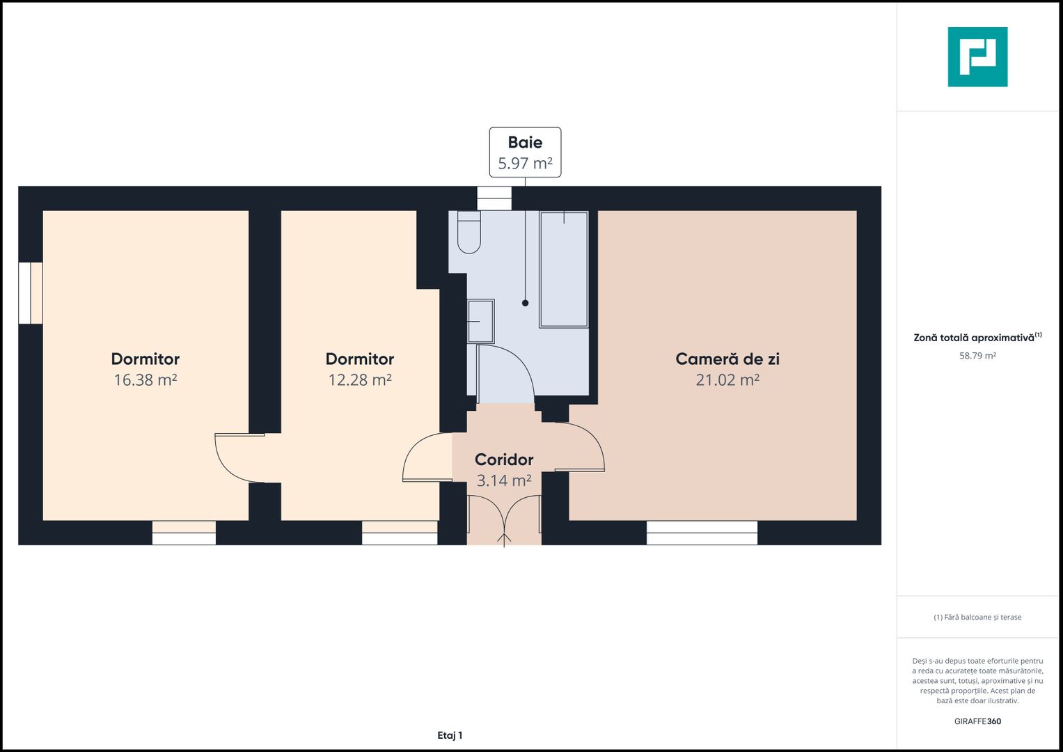 Apartament 2 niveluri strada Mihai Eminescu - Poză 22