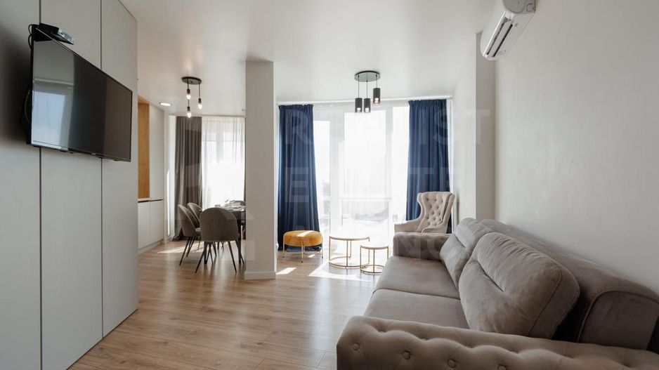 Chirie, apartament, 2 camere, bd. Renașterii Naționale, Râșcani - Poză 7