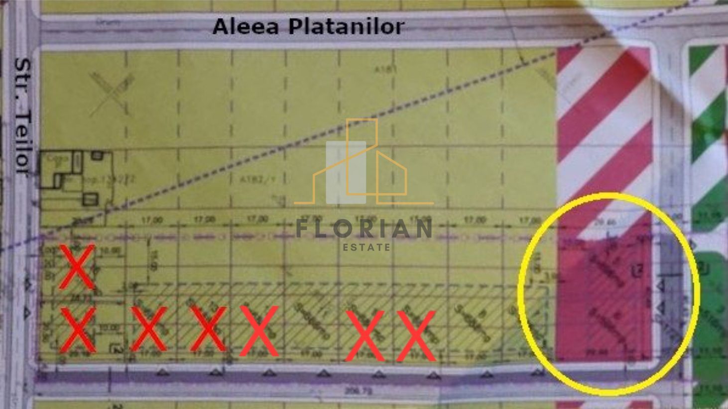 Teren Intravilan Servicii- Giarmata-Vii -str. Teilor- - Poză 1