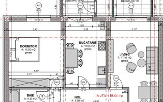 Apartament 2 camere, Dedeman, Sibiu - Schiță 7