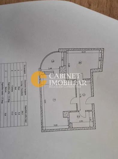 2 Camere Decomandat - Eta Intermediar, Bloc Nou - Zona Tatarasi - Poză 5