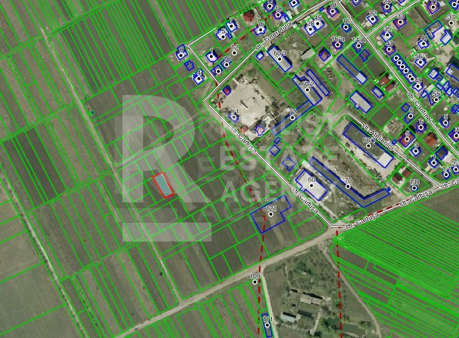 Vânzare teren, 5 ari, str. Cartușa, Durlești - Poză 2