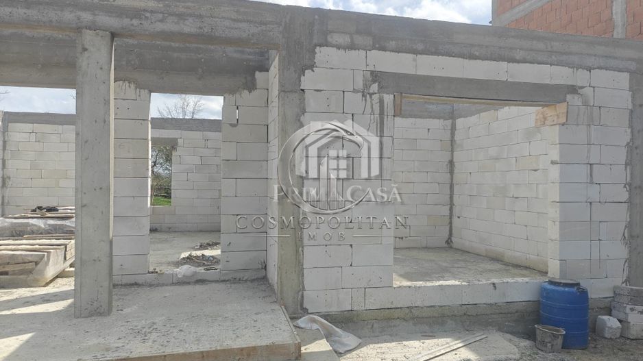 Casa in constructie si teren in Vernesti BZ SC=150mp teren=509mp d=20m - Poză 14