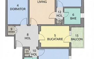 Apartament cu 4 camere Rahova - Poză 7