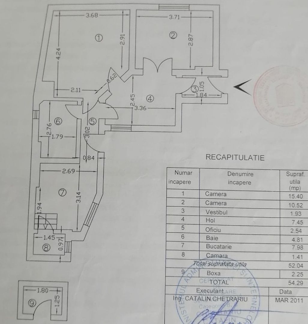 Apartament în Vila Interbelica | Centrală proprie - Schiță 8