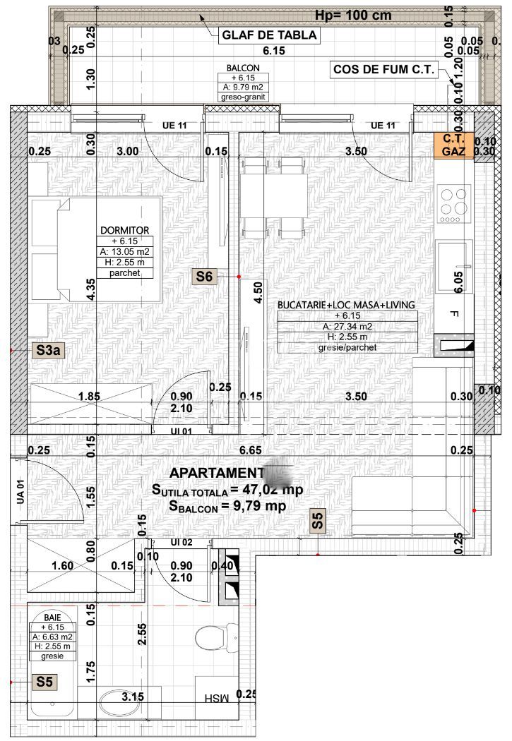 Apartamente 2 Camere | 47 mp | Finisate | Parcare | Zona Eroilor - Poză 9