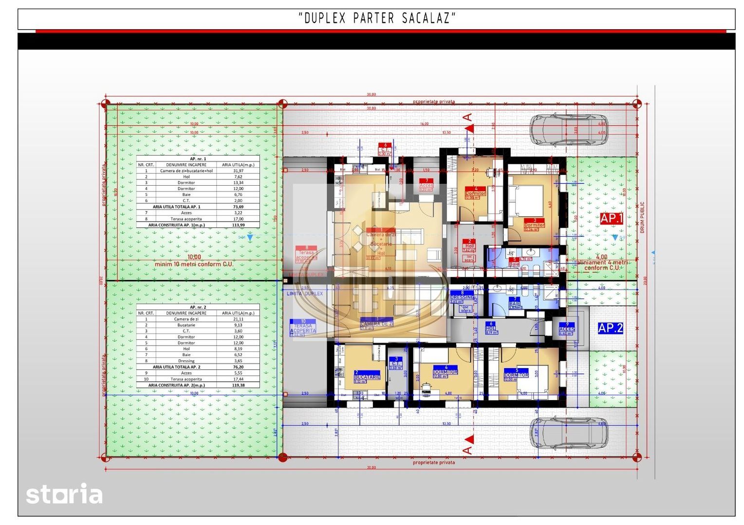 Duplex de Vânzare | Parter + Mansardă | 300 mp Teren | Săcălaz - Poză 11