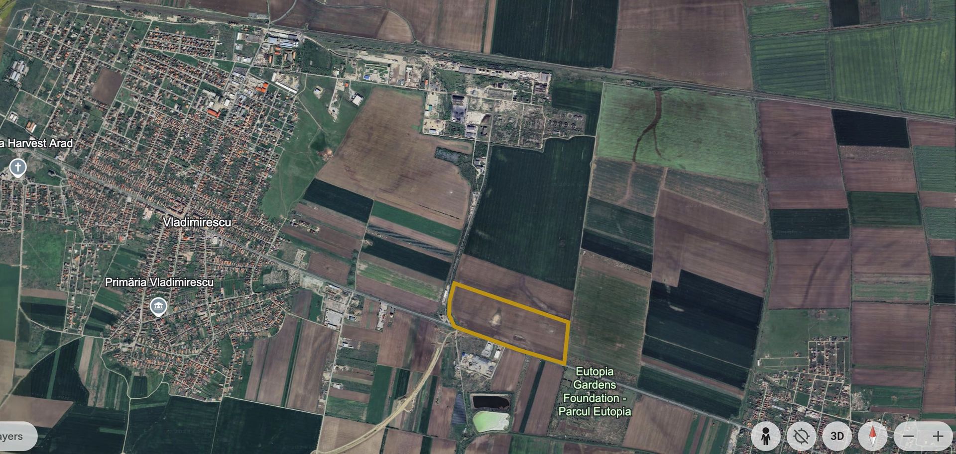 Teren de vanzare Vladimirescu Arad, la sens giratoriu DN7-Centura Est - Poză 5