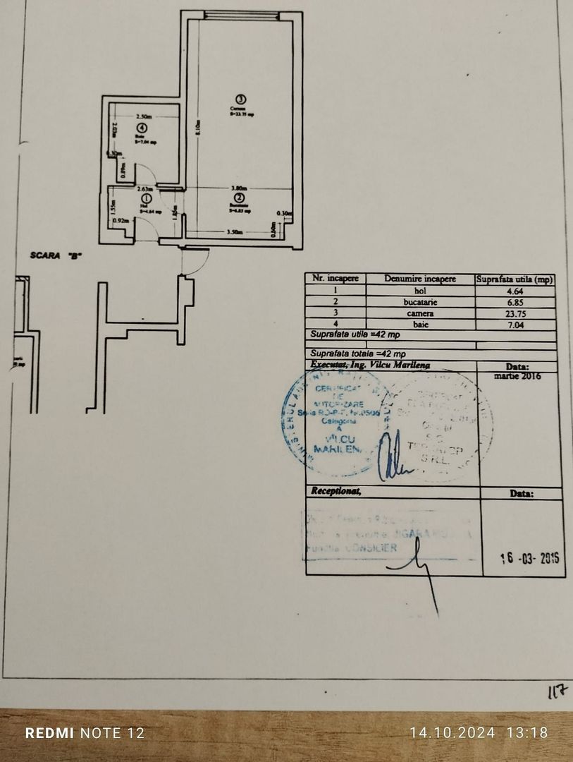 Garsoniera spatioasa zona Coresi - Poză 2