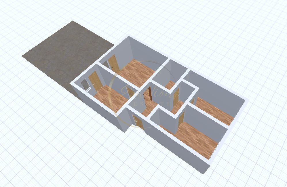 NOU | Casă cu 3 camere + mansardă | CURTE PRIVATĂ ÎNTR-O ZONĂ REZIDENȚIALĂ - Schiță 14