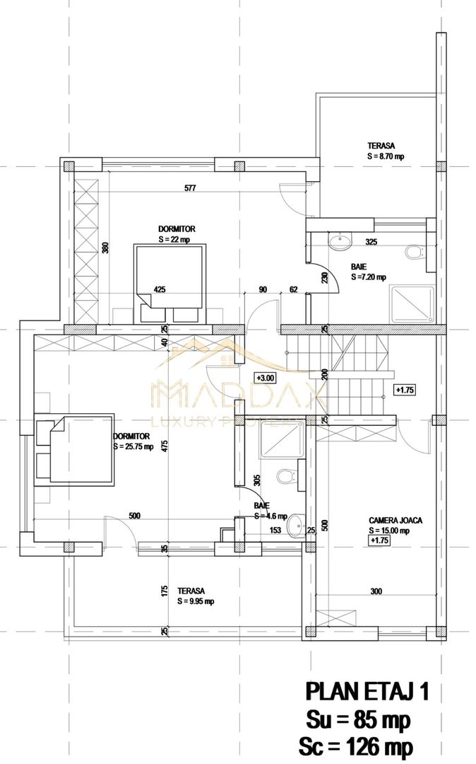 Vila ***400mp*** + Curte Proprie // zona Aviației - Schiță 43