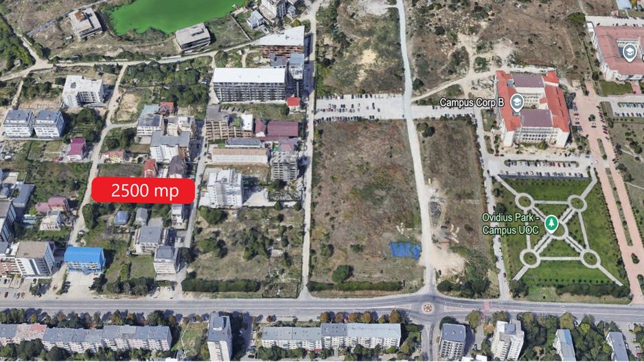 Teren intravilan 2500mp str Smaraldului - Campus Universitate Ovidius - Poză 2