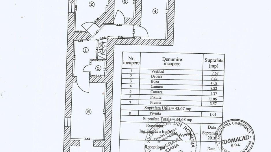 Casă interbelică de închiriat – Str. Barbu Văcărescu nr. 33 - Poză 41