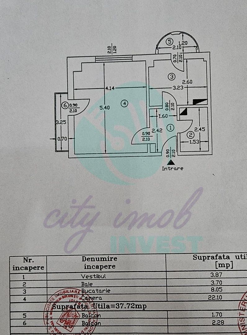 Garsonieră luminoasă cu 2 balcoane – Calea Călărașilor - Poză 2