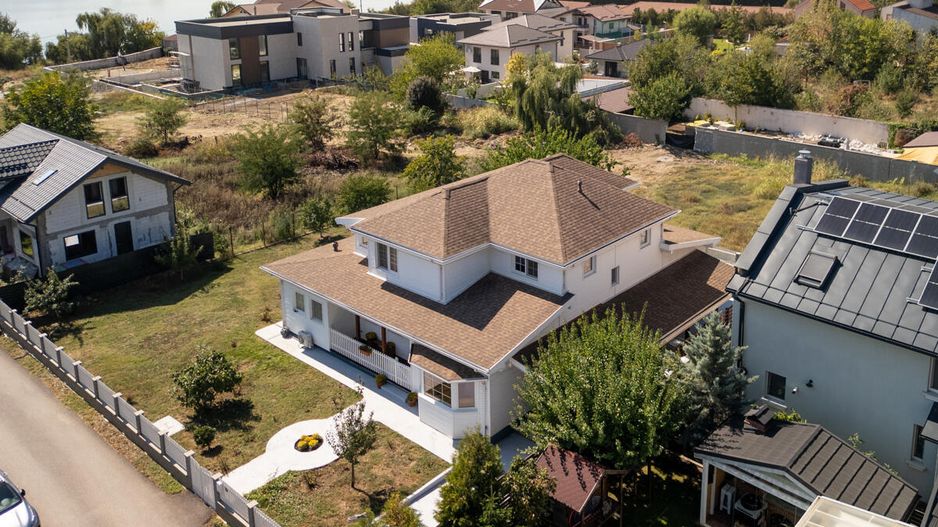 Pantelimon - Lebada, Vila Americana 301 mp, vedere la lac, creditabila - Poză 54